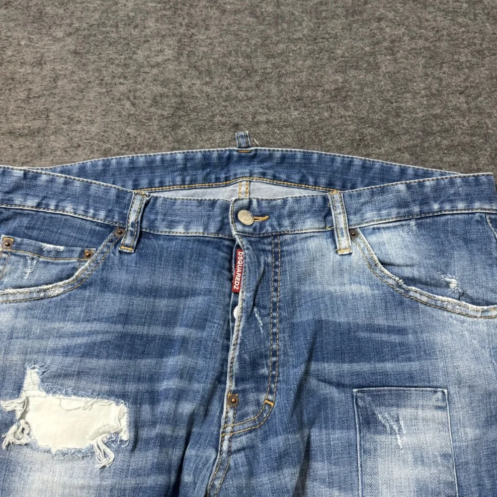 Dsquared2 Cool Guy Distressed Blue Jeans S74LB0615 Mens Size 54 IT (36x34)